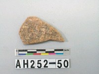 藏品(紅色夾砂印紋陶片)的圖片